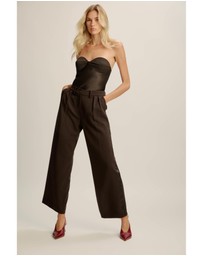 Bardot - Sloane Satin Detail Pant