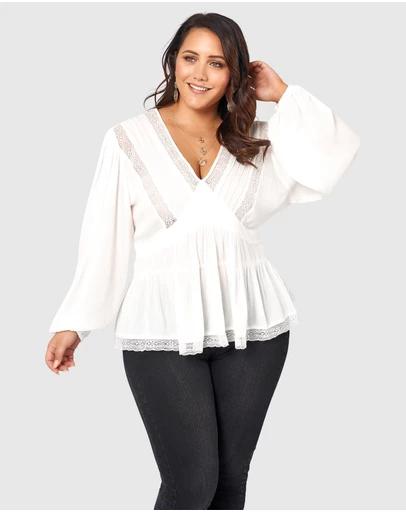 The Poetic Gypsy - Astral Passenger Lace Blouse