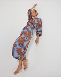 Pasduchas - Lucent Wrap Midi Dress