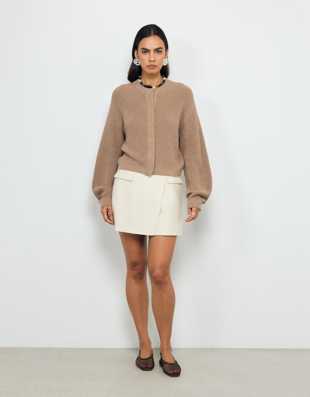 AERE - Tola Cotton Cashmere Cardigan