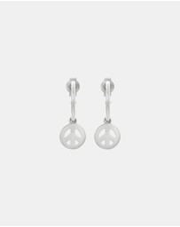 Karen Walker - Peace Hoop Earrings