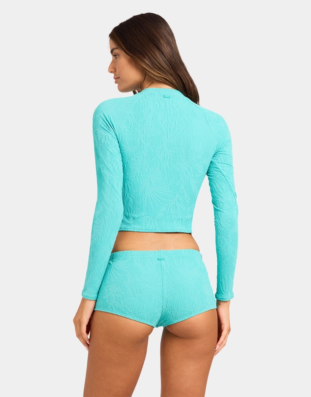 Roxy - Womens Coral Cove Long Sleeve Cropped Rashguard
