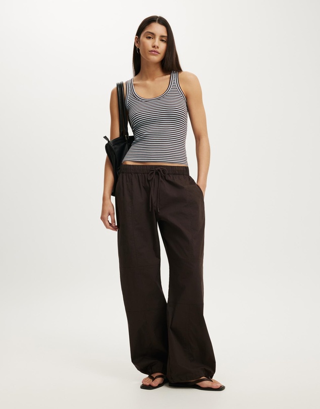 Cotton On - Blake Rib Scoop Tank