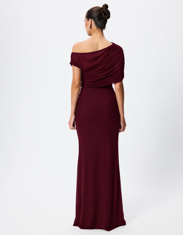 Tussah - Eleanor Mesh Off The Shoulder Maxi Dress