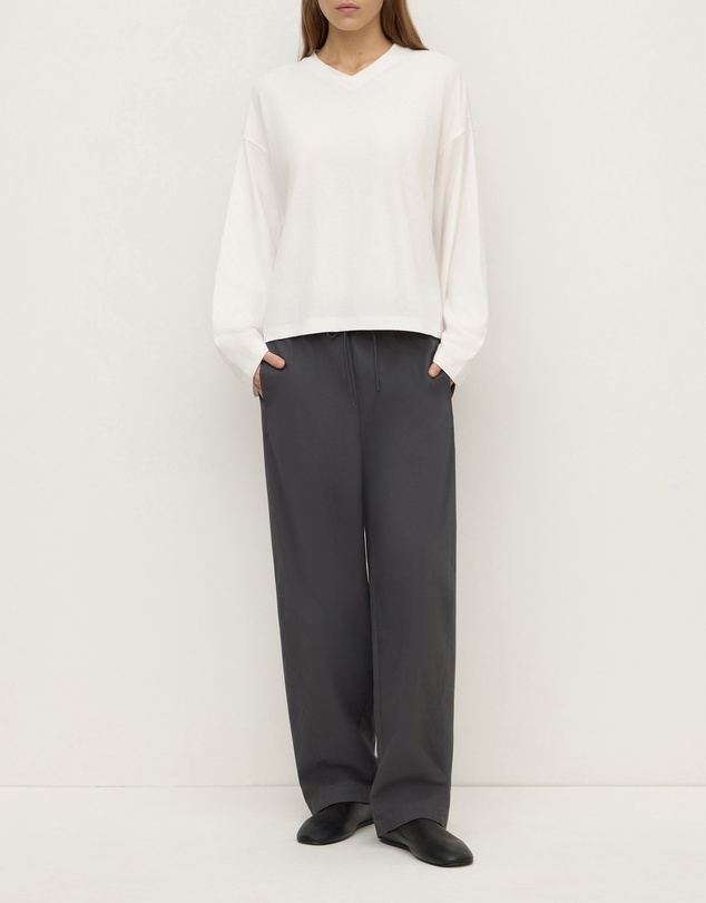 Assembly Label - Stella V Neck Oversized LS Tee