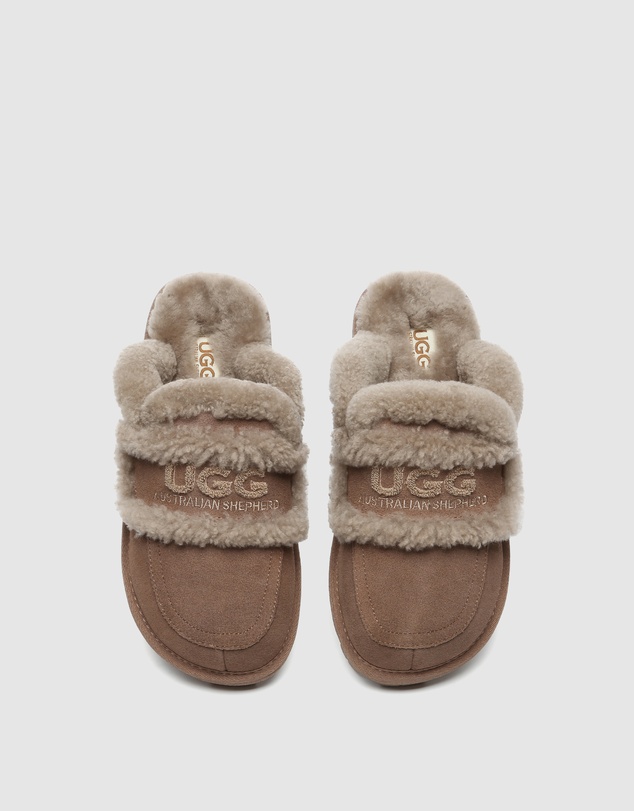 EVERAU - Australian Shepherd Ugg Rilee Cow Suede Upper House Shoes