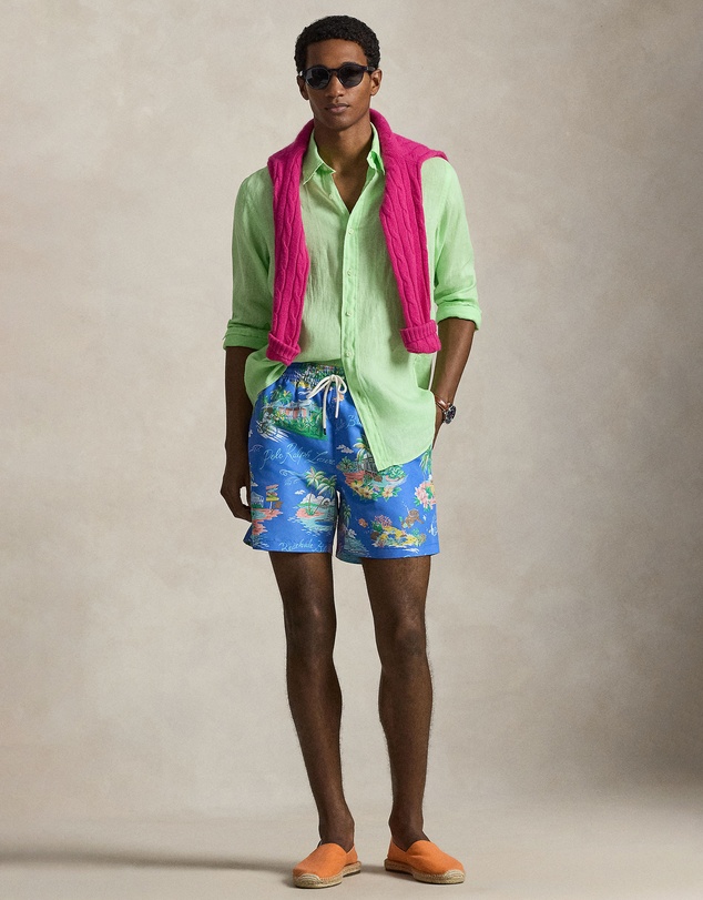 Polo Ralph Lauren - 5.75in Traveler Polo Bear Swim Trunks