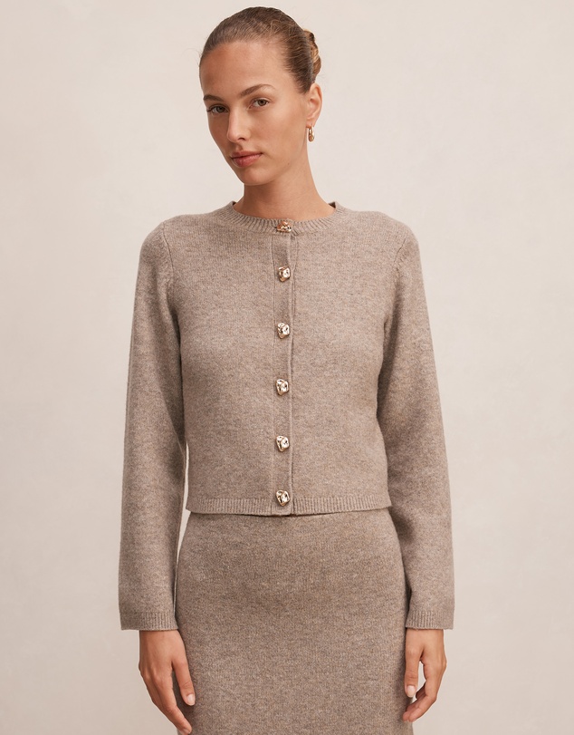 Forever New - Lottie Button Detail Cardigan