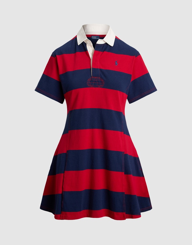 Polo Ralph Lauren - Striped Cotton Jersey Rugby Dress - ICONIC EXCLUSIVE