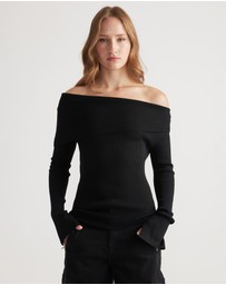 Decjuba - Mariah Off Shoulder Knit Top