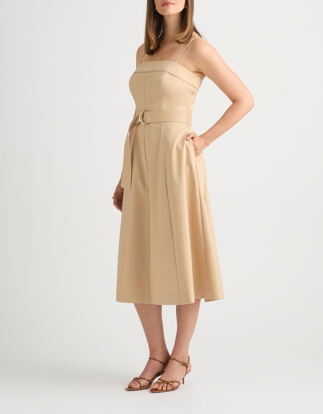 David Lawrence - Aniston Cotton Sateen Dress