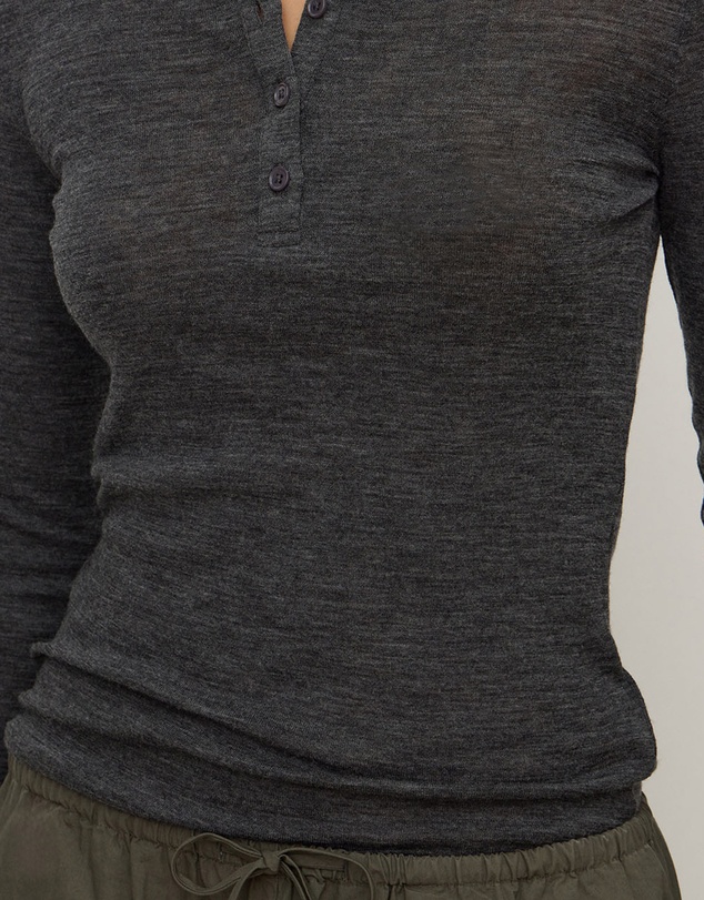 Assembly Label - Nora Merino Wool Henley Top