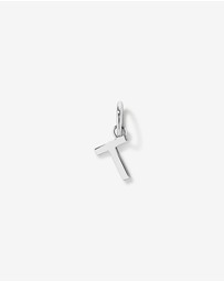 Michael Hill - Letter T Initial Pendant in Sterling Silver