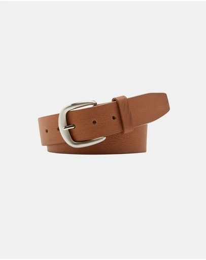 Buckle - Chad. Australian Made Full Grain Vintage Leather Belt. 38mm width.