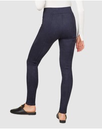 Spanx - Faux Suede-Faux Suede Leggings