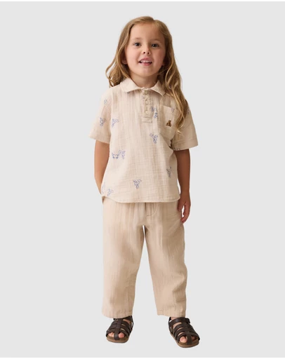 GAP - Gauze PO Barrel Pants - Babies-Kids