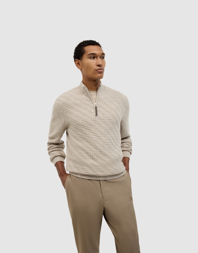 Politix - Barker Quarter Zip Knit