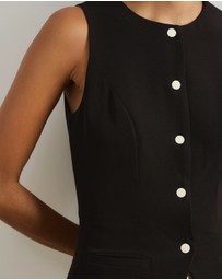 Atmos&Here - Brianna Waistcoat Midi Dress