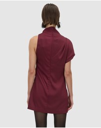 CAMILLA AND MARC - Aeris Draped Satin Mini Dress
