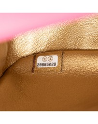 Pre-Loved by Azura Reborn - Pre-Loved Mini Square Classic Lambskin Pearl Crush Flap