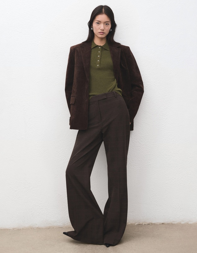 M.N.G - Long-Sleeved Polo-Neck Sweater
