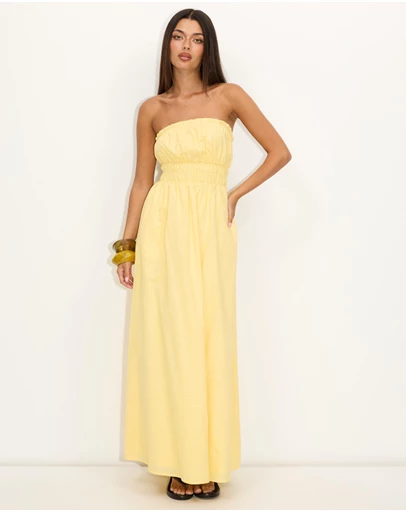 Dazie - Heatwave Strapless Maxi Dress