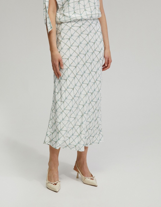 Oxford - Lucinda Printed Slip Skirt