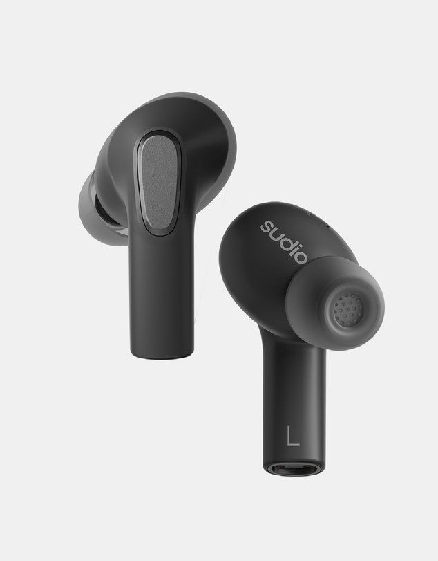 Sudio - E3 - True Wireless Bluetooth In-Ear Headphones, Hybrid ANC Earbuds, Spatial Sound, Vocal Clarity