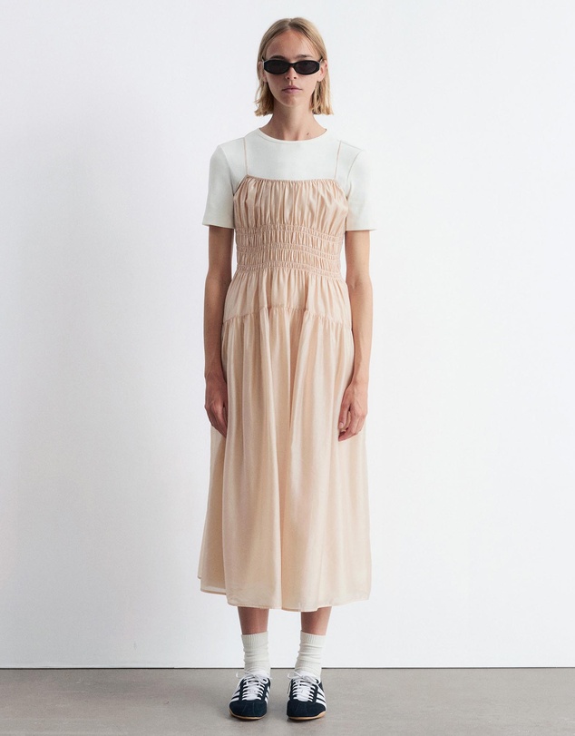 & Other Stories - Ruched Midi Dress