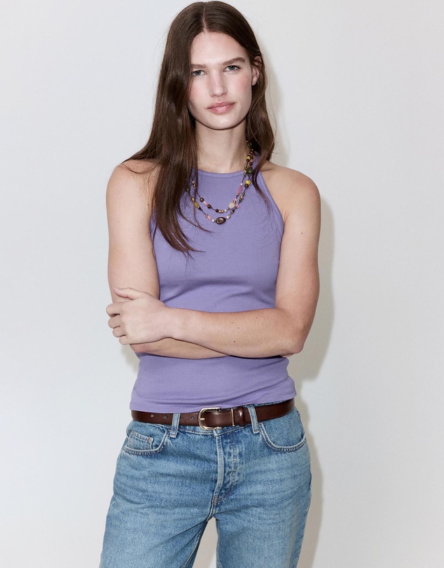 M.N.G - Halter Cotton Top