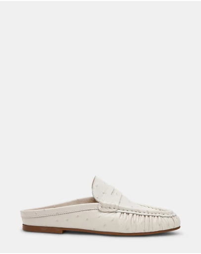 Steve Madden - Rafe-Ost Bone Leather Loafers