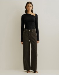Atmos&Here - Asymmetric Long Sleeve Top