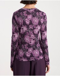 David Lawrence - Garnet Jersey Top