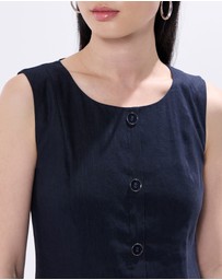 Marcs - Tunnel Of Love Linen Mix Dress