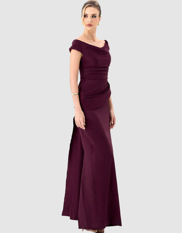 Bariano - Wallace Off Shoulder Gown