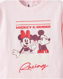 Cotton On Kids - Disney Mickey & Minnie Double Layer Long Sleeve Pyjama Set