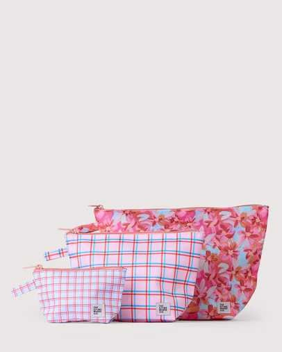 The Somewhere Co - Flor Del Sol Handy Pouch Trio