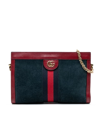 Pre-Loved by Azura Reborn - Pre-Loved Small Suede Ophidia Chain Crossbody