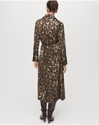 M.N.G - Printed Shirt Dress With Belt