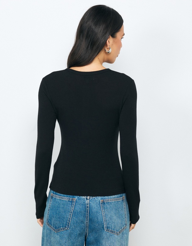 AERE - Maya Henley T-Shirt