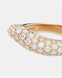 By Charlotte - Crystal Wave Ring