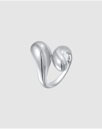 Elli Jewelry - Ring Drop Shape 925 Sterling Silver