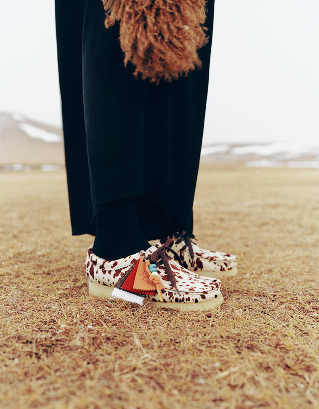 Clarks Originals - Wallabee (W) Brown Cow Print