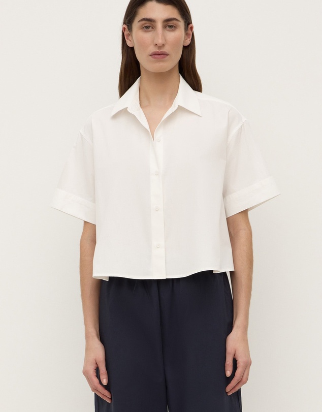Revibe - Repaired Assembly Label Cotton Womens Shirts S/S