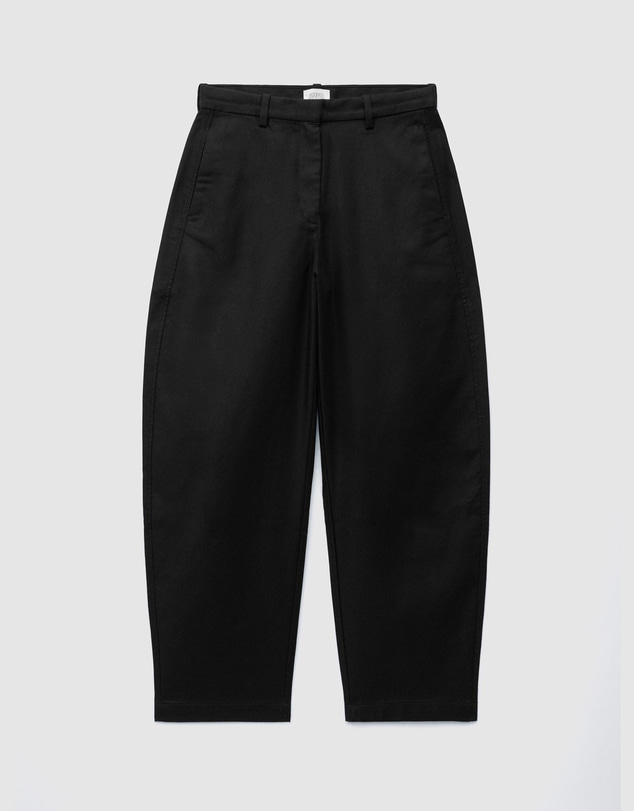 & Other Stories - Cotton Twill Barrel Leg Trousers