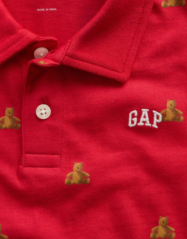 GAP - Initial Logo Boxy Polo - Babies-Kids