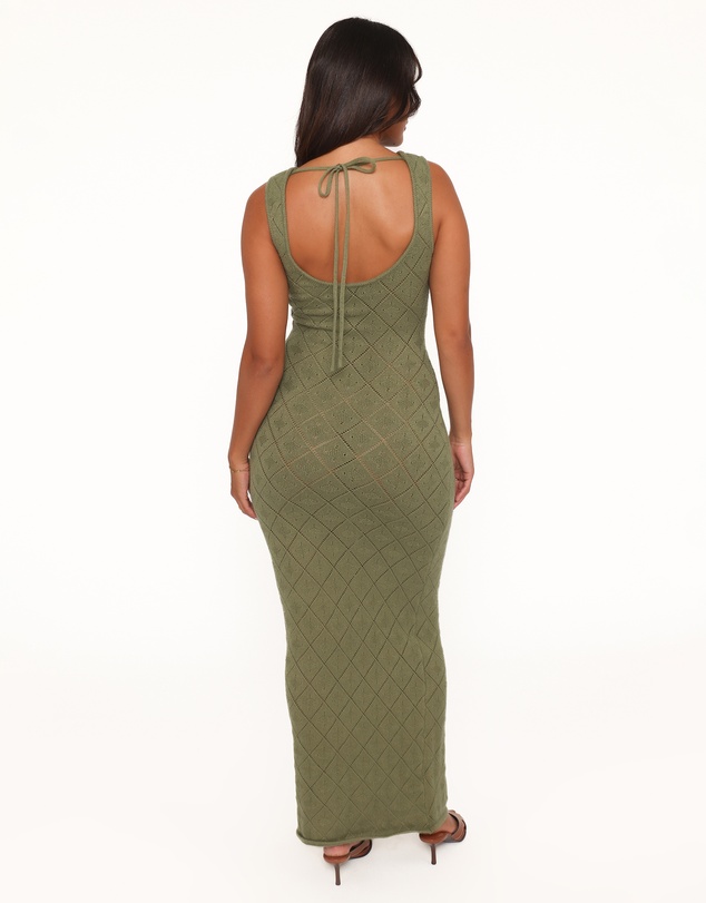 Petal & Pup - Wembly Maxi Dress - Olive Green