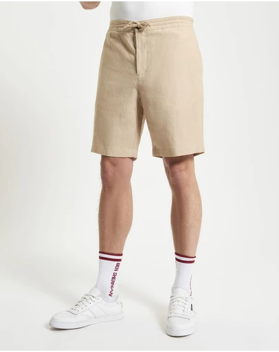 Ben Sherman - Linen Cotton Drawcord Short