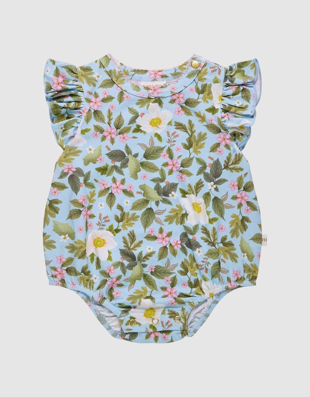 Fleur Harris - 'Heirloom Treasures' Sweet Bubble Romper in Soft Teal