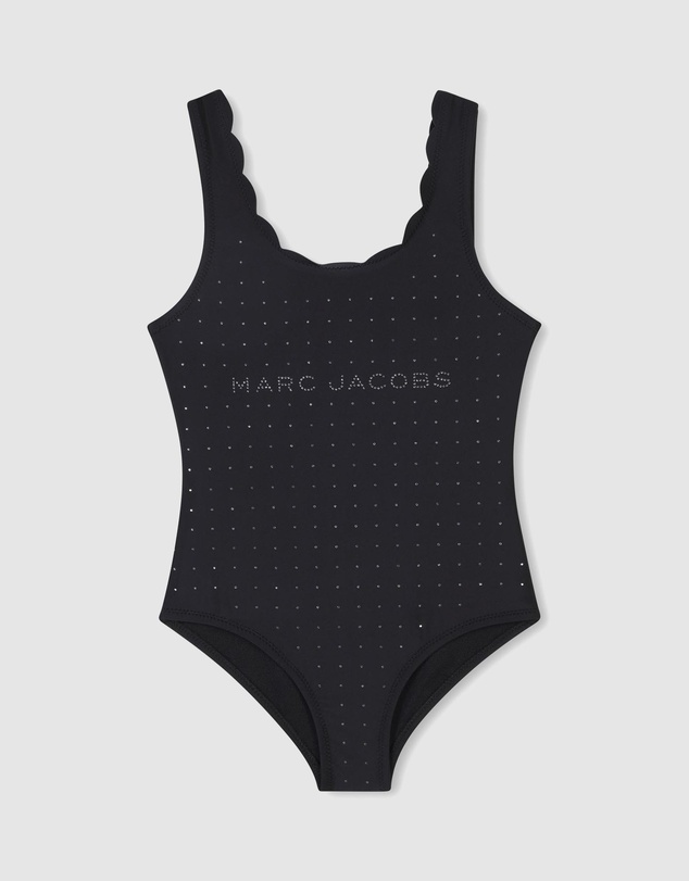 Marc Jacobs - Wavy Edge Logo Print Swimming Costume - Kids-Teens